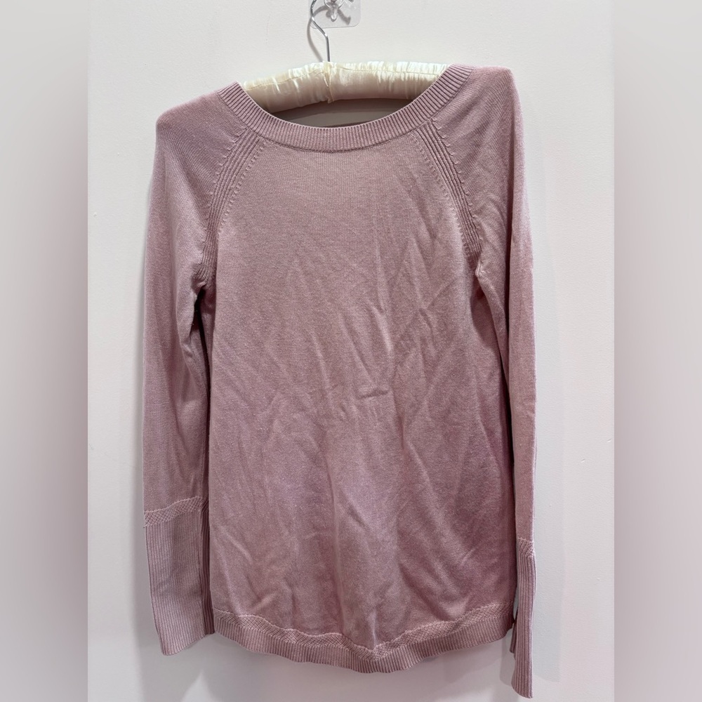 🌸 Lululemon Hello Drop Back Pullover Sweater – Smoky Blush🌸 - Picture 3 of 12